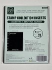 20 Sheets Stamp Pages Collector Stamp Collecting Album Binder Standard 9 Hole   