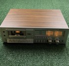 Sanyo Rd 5370 Tape Coder Stereo Cassette Deck Rare Vintage Silver   Wood Grain