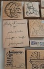 Lot  17  Wooden Rubber Stamps Baby Shower Birth Announcement It s A Boy Girl