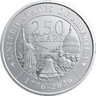 1 Oz Golden State Mint Silver Round - Usa 250th Anniversary  999 Fine