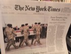 The New York Times Sunday March 8 2026 Trump Tramples A Line Worn Faint   On War