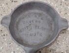 Antique Roberts Tavern North Terre Haute Cast Ash Tray - Mr Jiggs - Turtle Meat