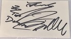 Zz Top Signed Index Card Group Autograph Beckett Coa Slab Billy Dusty Hill Frank