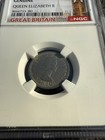  1953   1970  Great Britain 6   pence Queen Elizabeth   ii     Ngc Slabbed     Genuine