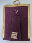Vintage 24k Gold Plated Picture Frame Velvet Back Easel Small Ornate Frame