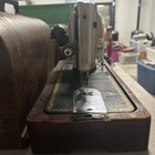 Singer 1950 Class model 15 Sewing Machine -  Bentwood Case  Works Well