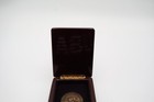 Vintage Westminster Kennel Club Award Medal Sensation Dog Wooden Case Bronze