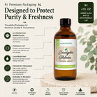 4 Fl Oz Eucalyptus Globulus Essential Oil Pure All Natural With 3 Free Droppers