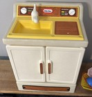 Vintage Little Tikes Kitchen Sink Child Size Pretend Play   Vtg Dish Rack Set 