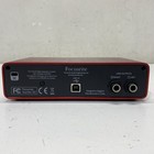 Focusrite Audio Interface Scarlett 2i2 Red Usb 2 Out 2 In