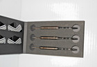 3 Piece Competition Black And White Steel Needle Tip Darts Set With Case