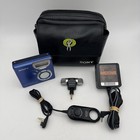 Rare Sony Mz-nf610 Portable Md Minidisc Recorder Player Netmd Walkman Bundle