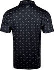 New Mens  60 Etonic Golf Cartin Around All Over Print Polo Black Gray Xxxl