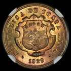 1929 Costa Rica 10c     Ngc Ms-65-rb     Centimos Gcr Uncirculated Coin    trusted   