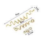 28pcs Braid Hair Accessories Dreadlocks Spiral Beads Rings For Women Men Ethn   