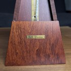 Vintage Seth Thomas Metronome De Maelzel Wood Wind Up Music Timer Working