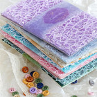 156 Sheets Handmade Scrapbook Paper Craft Textured Paper 6 Pack Mixed Decorative