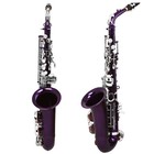 Sla De Purple Eb Alto Sax White Shell Keys Student Beginner Saxophone With Case