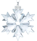 Swarovski Christmas Ornament Annual Edition 2018 Large Clear Crystal 5301575 New
