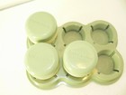 Baby Bullet Food Processor Replacement Parts Storage Cups Tray 3 W lids Vguc