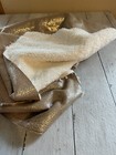 Layering Piece Photography Prop  18    X 18    Gold Shimmer Fuzz Baby Newborn Winter