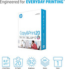 Hp Printer Paper   8 5 X 11 Paper   Copy  print 20 Lb   1 Ream Case - 500 Sheets