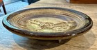 Mid Century Glit Iceland Lava Pottery Dish Atomic Sun Vintage Decoration
