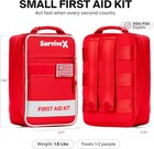 Survivex Small First Aid Kit For Car  Travel   Home - Emergency Kit