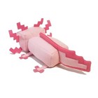 Axolotl Plush Toy Pink Pixel Style Stuffed Animal Doll Gift For Kids And Gamers