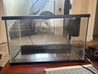 20 Gallon Fish Tank Hood Aquarium Starter Kit With Led Light Glass And Bubbler