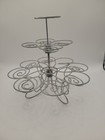 Wilton 3-tier Cupcake Stand Metal Dessert Display Wedding Party Cake Holder