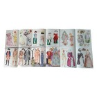 Lot Of 1990s Paper Doll Original Color Uncut Contemporary Dolls Collector 12 Set