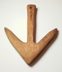 Vintage 6 3 4  Tall Handmade Nautical Folk Art Wooden Anchor