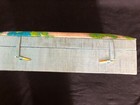 Silk Chinese Swan Padded Jewelry Box  14 5 x9 x4  Tray Retro Vintage Midcentury