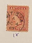  7  Antigua Stamps Scott  18 1884  21 Mint 1903  157 Mint  714  1149  1156  1161