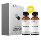 Medpeel Glycolic Acid Peel - Light Strength Chemical Peel Set - With Alpha   Bet
