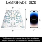 Empire Fabric Hardback Lamp Shade Multi Color Floral 5     9     6 4  High 