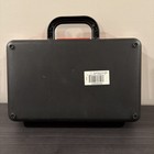 Vintage Spacemaker Large Pencil Box 90s Handle Plastic Storage Red Black