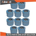Labwork 100pcs 4-1 2     7 8  40 Grit Premium Zirconia Flap Disc Sanding Grinding