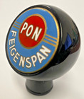 Beer Ball Tap Knob Pon Feigenspan Newark  Nj Marker Handle Vintage