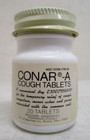 Vintage Conar-a Cough Tablets Bottle Drug Store