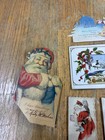 Antique   Vintage Christmas   Holiday Greeting Cards Lot Of 7 Great Graphics