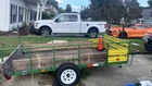5x10 Heavy-duty Trailer     New Axle Tires Hubs Wiring Lights