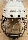 Bauer Re-akt Hockey Helmet Medium W  Re-akt Titanium Oval Wire Cage M m