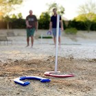 Steel Horseshoes Outdoor Game Set - Gold   Silver Or Red   Blue - Official Si   