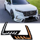 For 2023-2026 Honda Cr-v Led Daytime Running Light Fog Light Clear Lens Drl Set