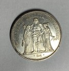 Gorgeous 1966 Silver France 10 Francs Type Hercules Silver Dupre Large Coin