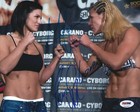 Gina Carano   Cris Cyborg Signed Strikeforce 8x10 Photo Psa dna Coa Autograph