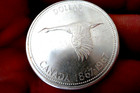 1967 Canada  One Dollar Coin 23 33  - Queen Elizabeth Ii 80  Silver 1867-1967