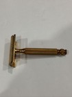 Vintage Gillette Gold Tech Tone Safety Razor